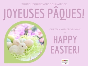 JOYEUSES PÂQUES!