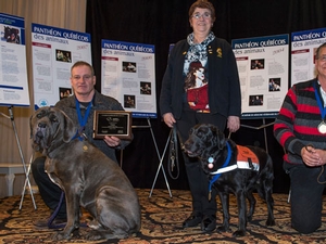 3 Dogs in Quebec's animal Wall of Fame