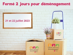 FERMÉ 21 ET 22 JUILLET 2023